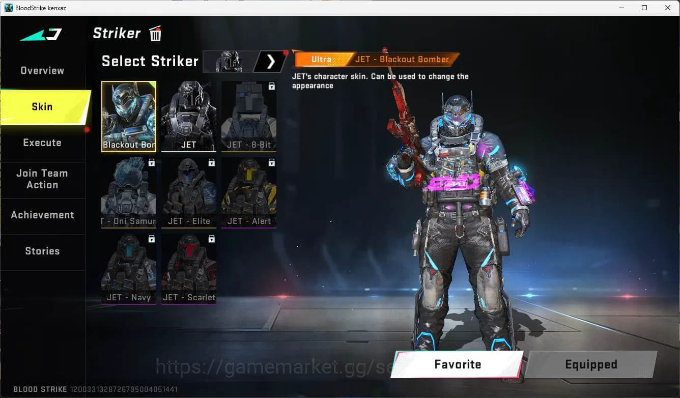 Blood Strike Accounts ASIA | Ultra Ethan, Ultra Jet, legend katana, Eter image 3