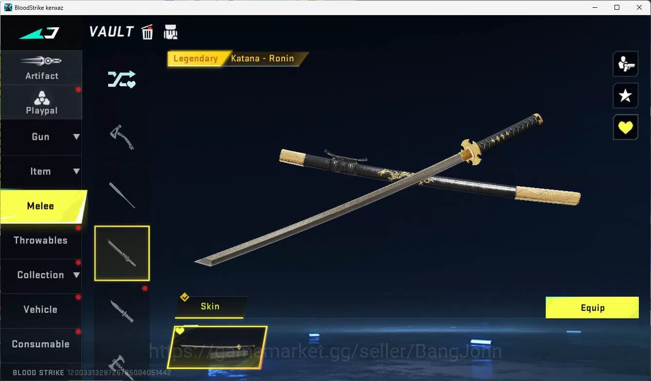 Blood Strike Accounts ASIA | Ultra Ethan, Ultra Jet, legend katana, Eter image 7