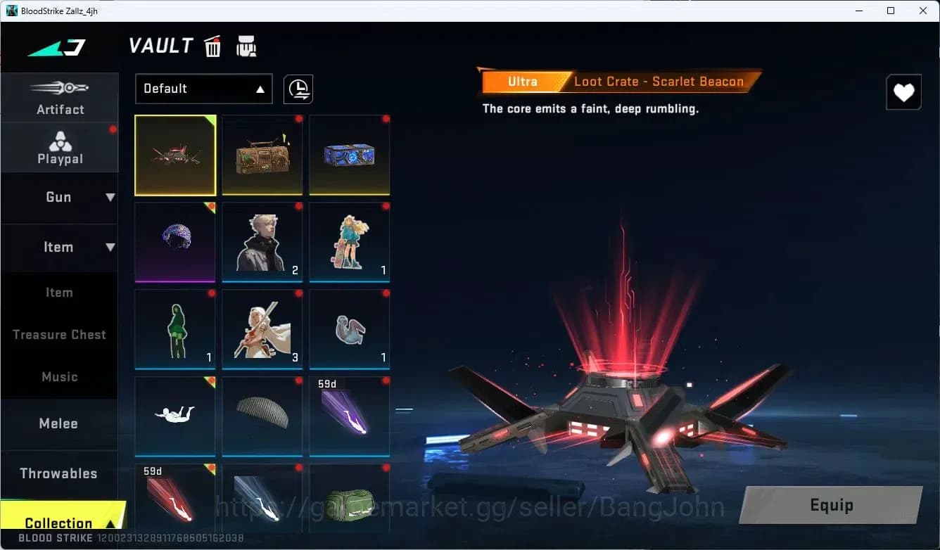 Blood Strike Accounts ASIA | TR Ken Ryugi Striker | 7DS KAG-6 Gun | 3 7D image 12