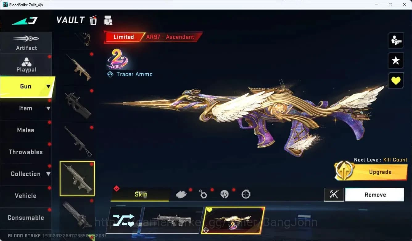 Blood Strike Accounts ASIA | TR Ken Ryugi Striker | 7DS KAG-6 Gun | 3 7D image 5