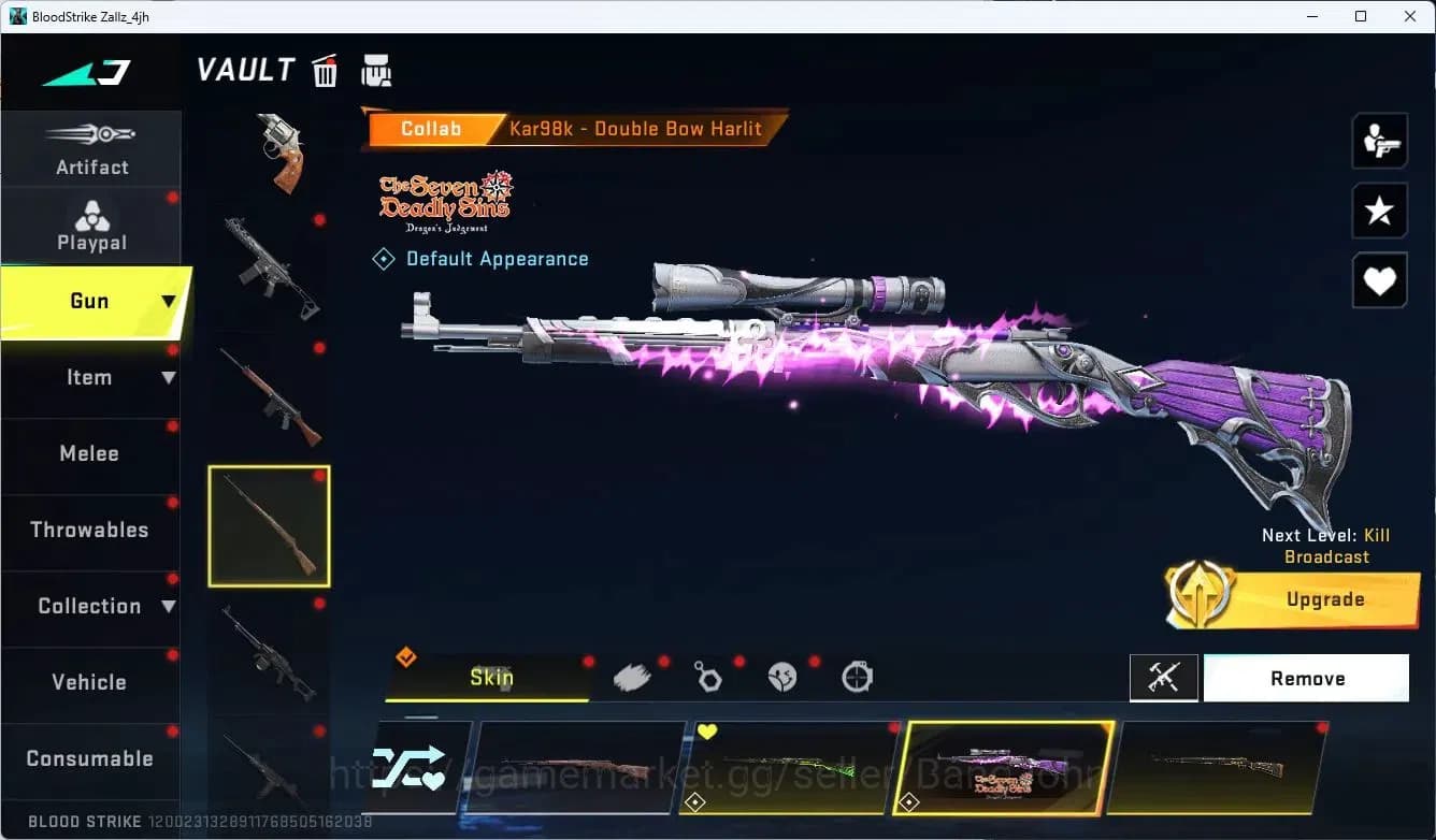Blood Strike Accounts ASIA | TR Ken Ryugi Striker | 7DS KAG-6 Gun | 3 7D image 7