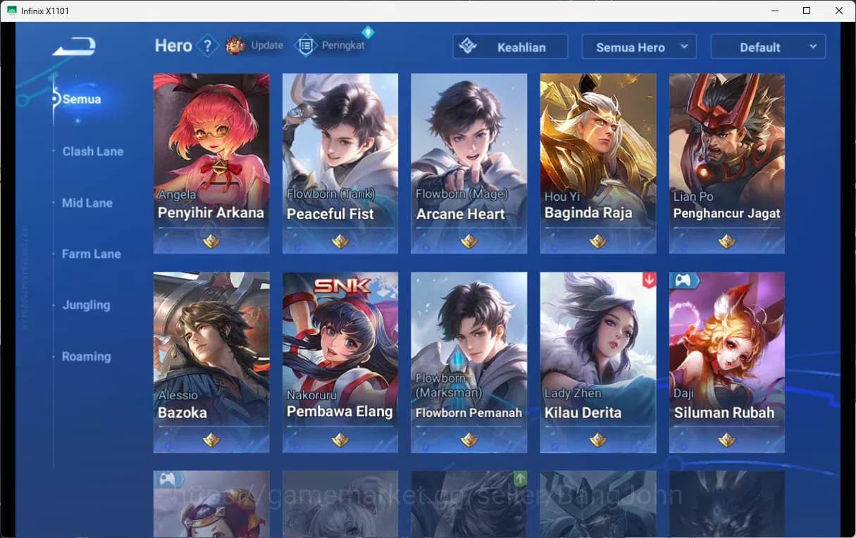 Honor of Kings Accounts global | hero 9, skin 6 legend wukong check SS HOK image 4