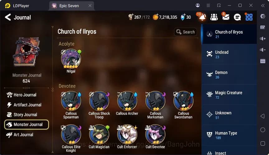 Epic Seven Accounts Global | Mere Tenebria | Belian | Top Model Luluca image 13