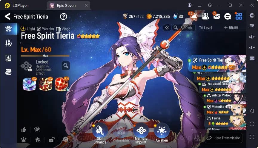 Epic Seven Accounts Global | Mere Tenebria | Belian | Top Model Luluca image 18