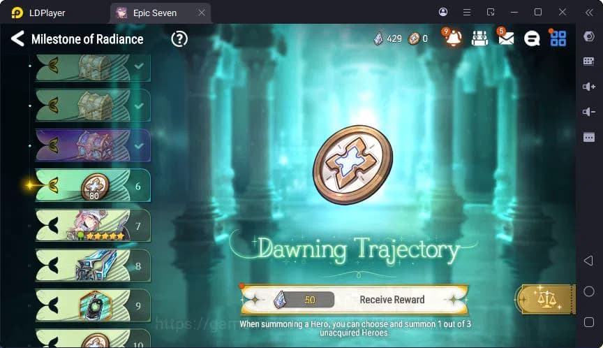 Epic Seven Accounts Global | Mere Tenebria | Belian | Top Model Luluca image 3