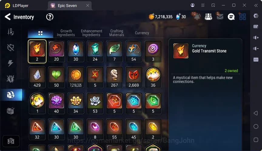 Epic Seven Accounts Global | Mere Tenebria | Belian | Top Model Luluca image 7