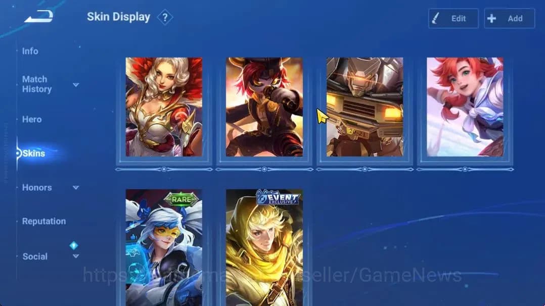 Honor of Kings Accounts Hero111 Skin72|Limited(Li Bai),Legend(Yao),GM(GunM image 6