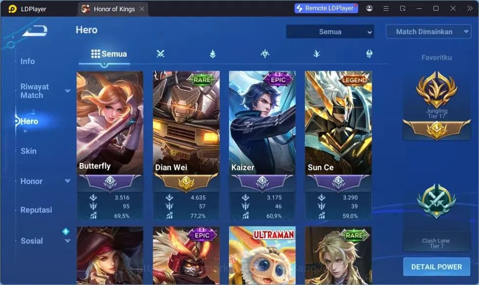 Honor of Kings Accounts GLOBAL |112HR|168SK|Legend Wukong,Sunce,LiXin|KIC image 13