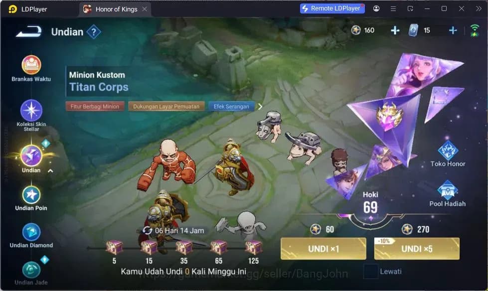 Honor of Kings Accounts GLOBAL |112HR|168SK|Legend Wukong,Sunce,LiXin|KIC image 6