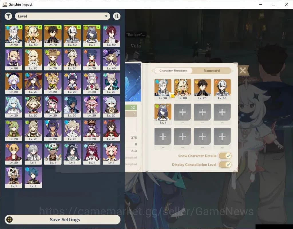 Genshin Impact Accounts ASIA|AR 52|5Limited +30(*4Character)|NeuvilleteC1, image 1