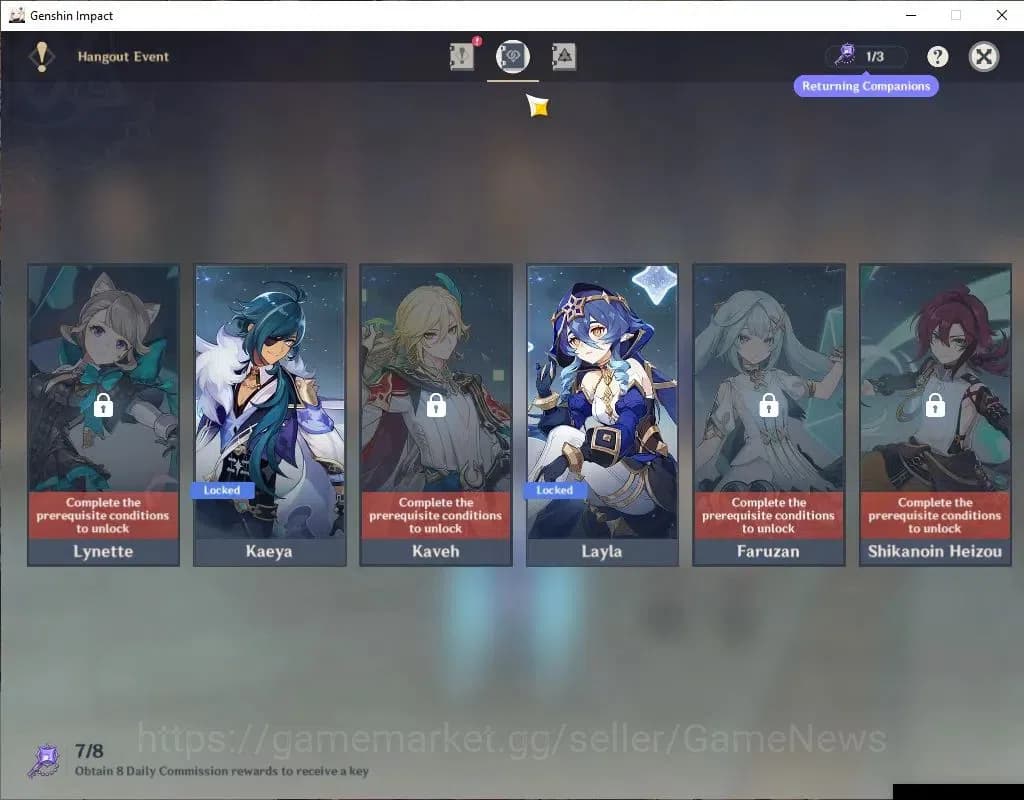 Genshin Impact Accounts ASIA|AR 52|5Limited +30(*4Character)|NeuvilleteC1, image 14