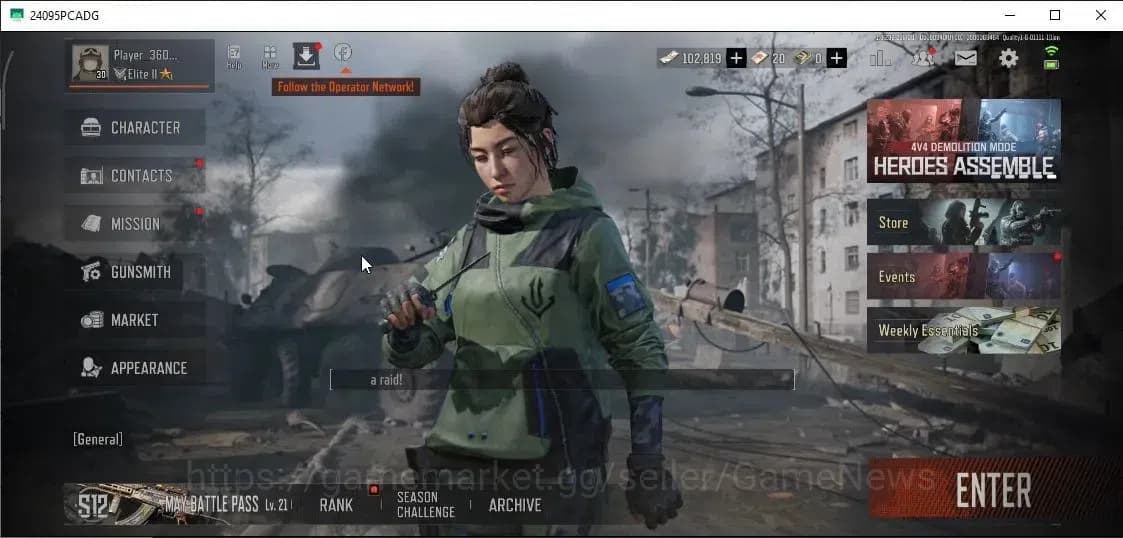 Arena Breakout Accounts MOBILE Lv30|SV 14,4M|CV 13M|Peace Set|GM AK-12,Abo image 1
