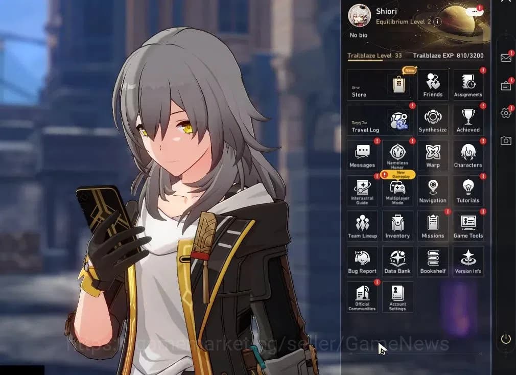 Honkai Star Rail Accounts Asia|TL 33|1 Golden Companion|4 Limited| Evanescia image 2