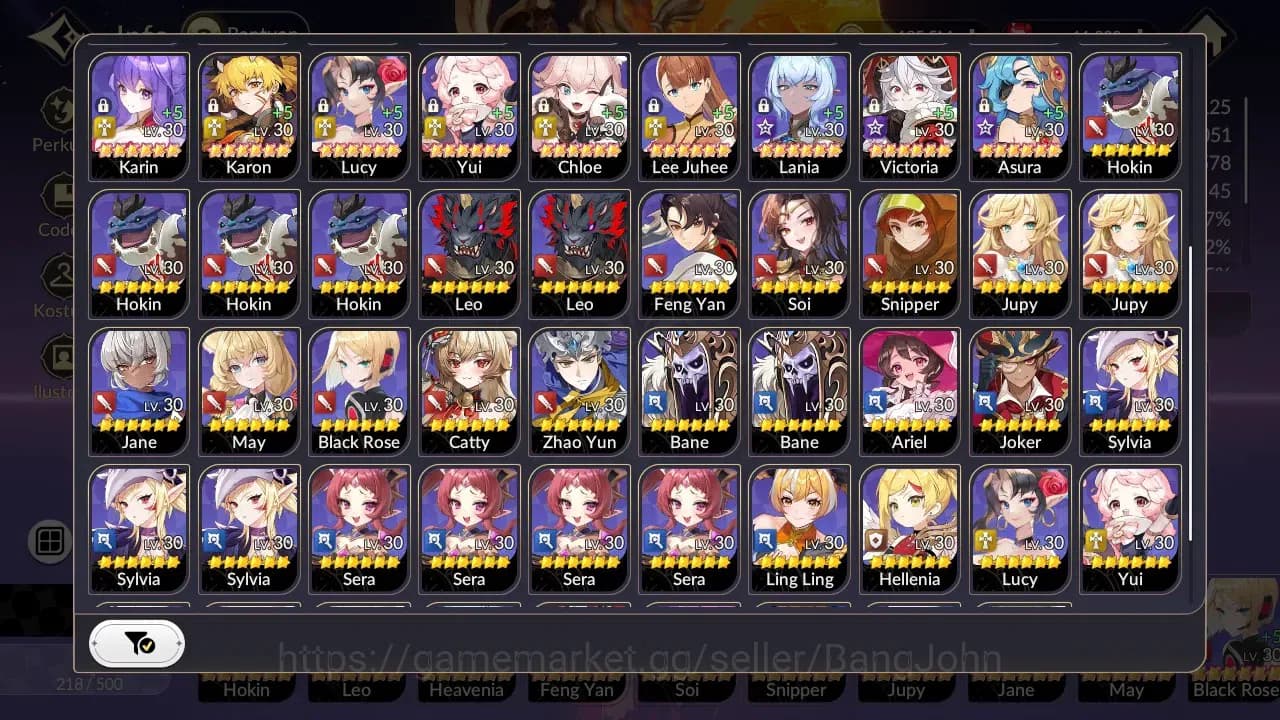 Seven Knights Re:Birth Accounts Global|5EX7(Fai,Melia,Juri,Rosie,Gelidus)Leg Costu image 15