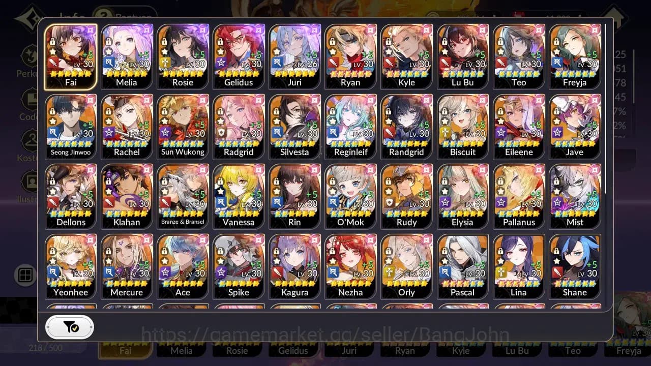 Seven Knights Re:Birth Accounts Global|5EX7(Fai,Melia,Juri,Rosie,Gelidus)Leg Costu image 18