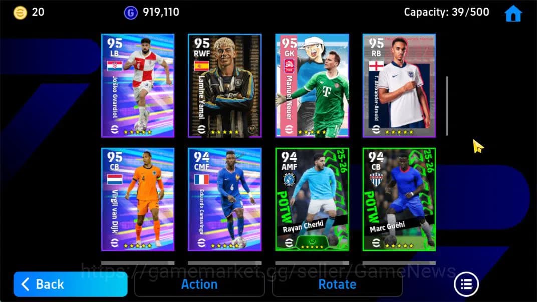eFootball Accounts Mobile|Momentum Dribbling(Raphinha),Diego Forlan,L image 10