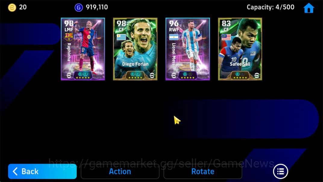 eFootball Accounts Mobile|Momentum Dribbling(Raphinha),Diego Forlan,L image 4