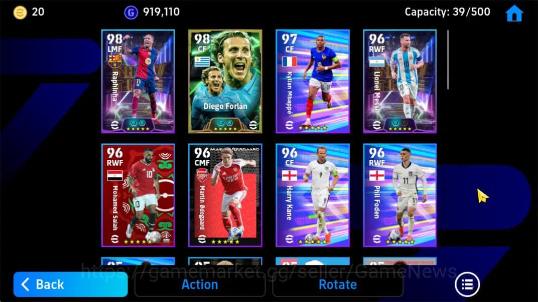 eFootball Accounts Mobile|Momentum Dribbling(Raphinha),Diego Forlan,L image 9