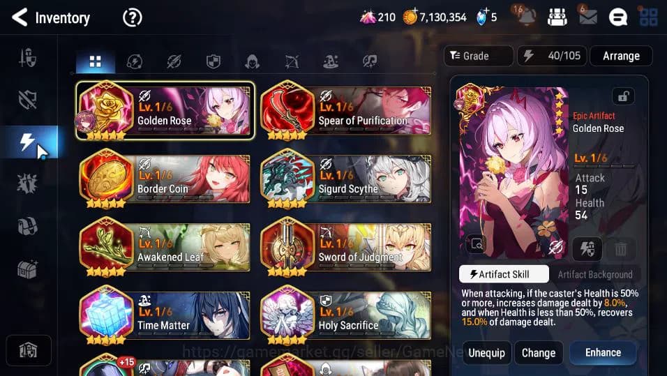 Epic Seven Accounts GLOBAL UnVerif|Starter|2 ML(Lionheart Cermia,LE Ka image 9