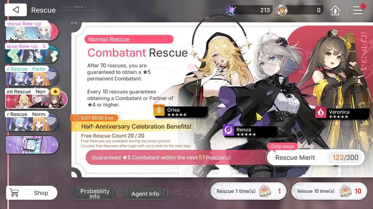 Chaos Zero Nightmare Accounts GLOBAL Lv35|6 SSR[Heidemarie,Nine,Narja,Vero,MeiLi image 13