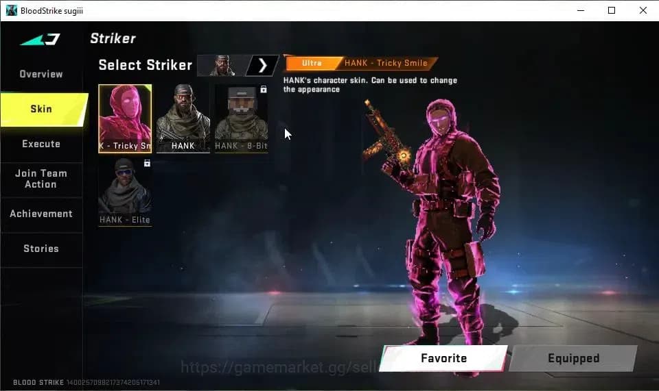 Blood Strike Accounts EU MENA|4 ULTRA[ETHAN-Raid Mask,HANK-Tricky Smile, image 4