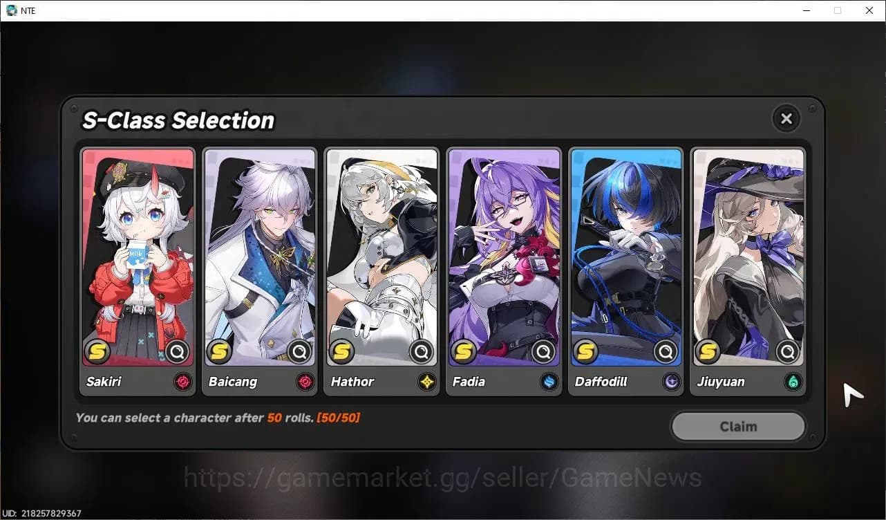 Neverness to Everness Accounts Global EU|HL 3|1 SSR Limited Hotori Awk 1 + 2 SSR image 6