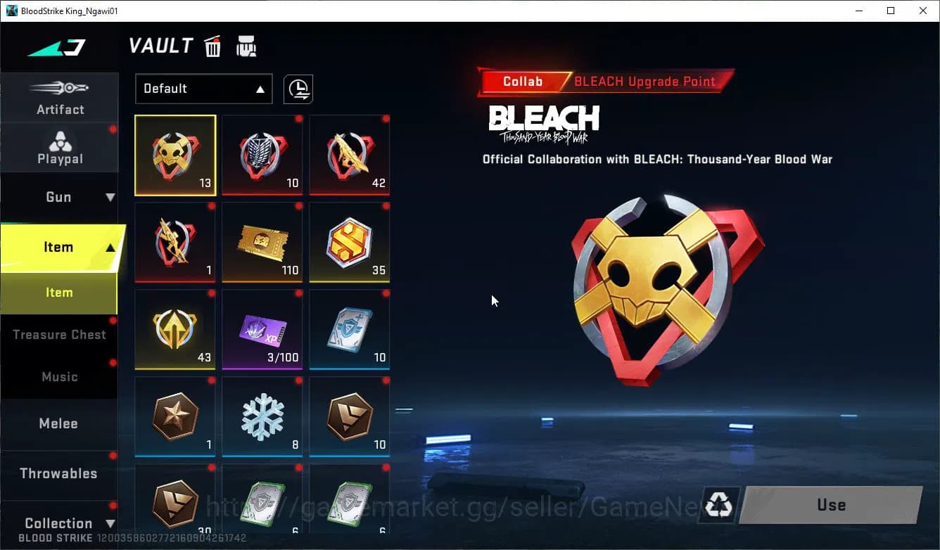 Blood Strike Accounts ASIA| 9 ULTRA [Zero-Blood,M4A1,Origin12,KAG6,URB,S image 15