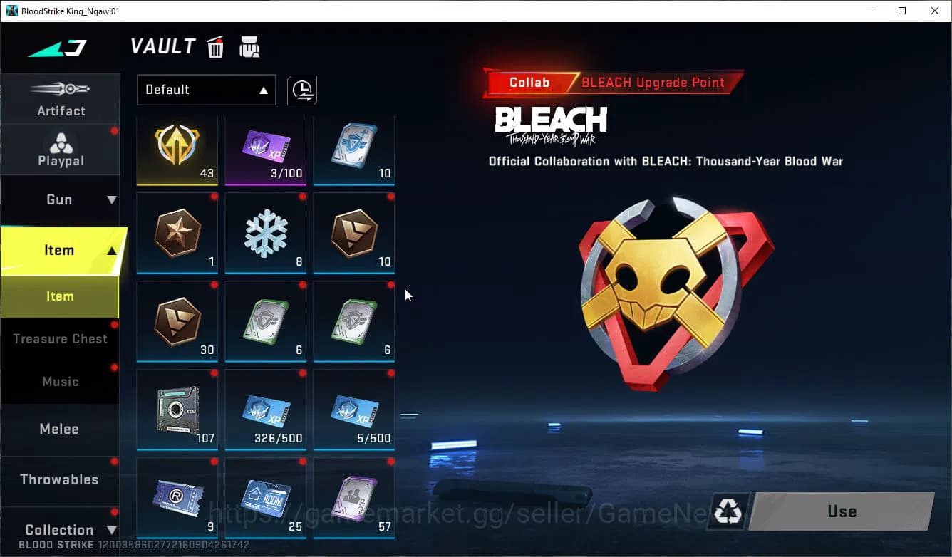 Blood Strike Accounts ASIA| 9 ULTRA [Zero-Blood,M4A1,Origin12,KAG6,URB,S image 16