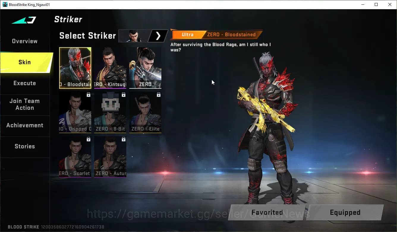 Blood Strike Accounts ASIA| 9 ULTRA [Zero-Blood,M4A1,Origin12,KAG6,URB,S image 4