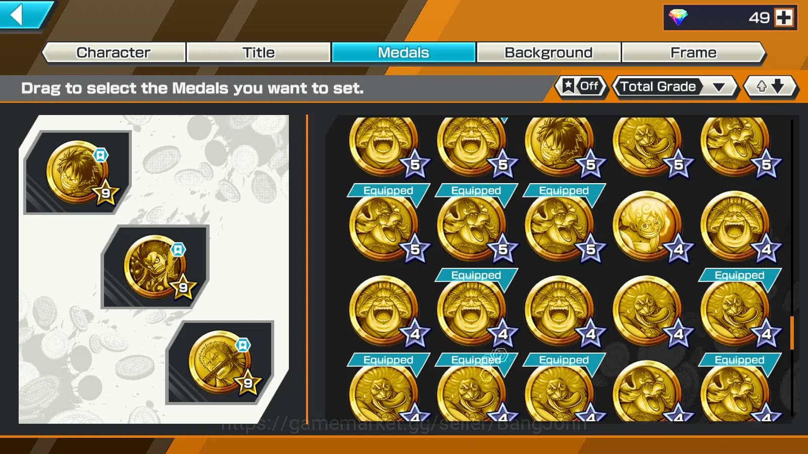 One Piece Bounty Rush Accounts Global | 8EX | 2 MAX |DO Kuri Kozuki Oden,LH Grap image 10