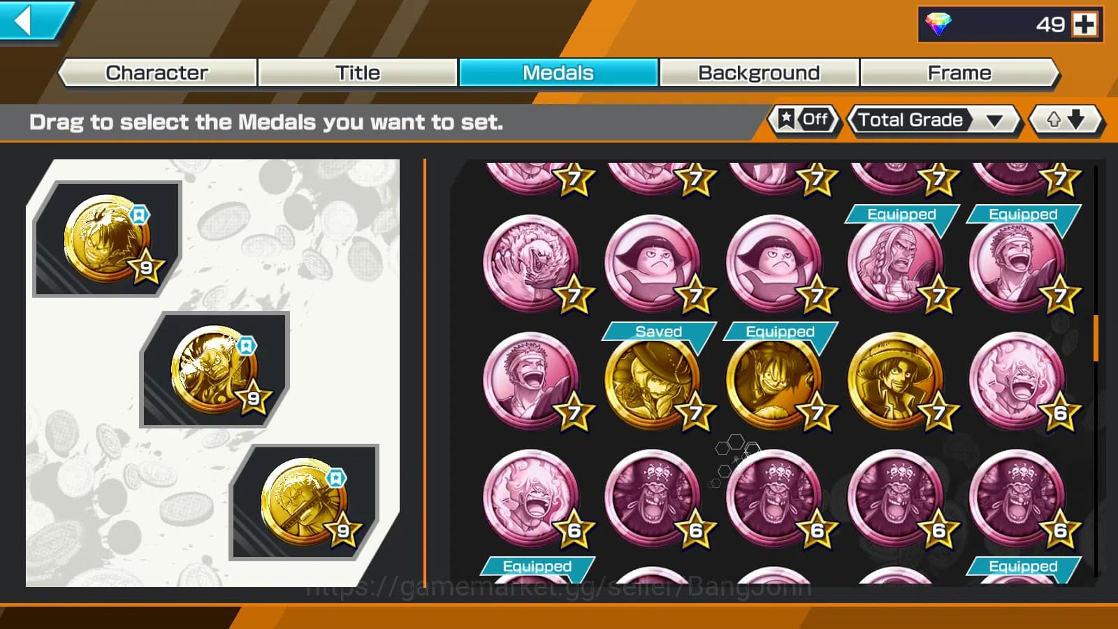 One Piece Bounty Rush Accounts Global | 8EX | 2 MAX |DO Kuri Kozuki Oden,LH Grap image 7