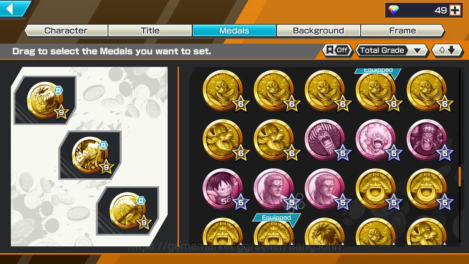 One Piece Bounty Rush Accounts Global | 8EX | 2 MAX |DO Kuri Kozuki Oden,LH Grap image 9