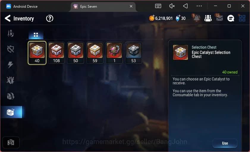 Epic Seven Accounts GLOBAL Unverif|Fresh Starter|Selector On|4 ML Salo image 2