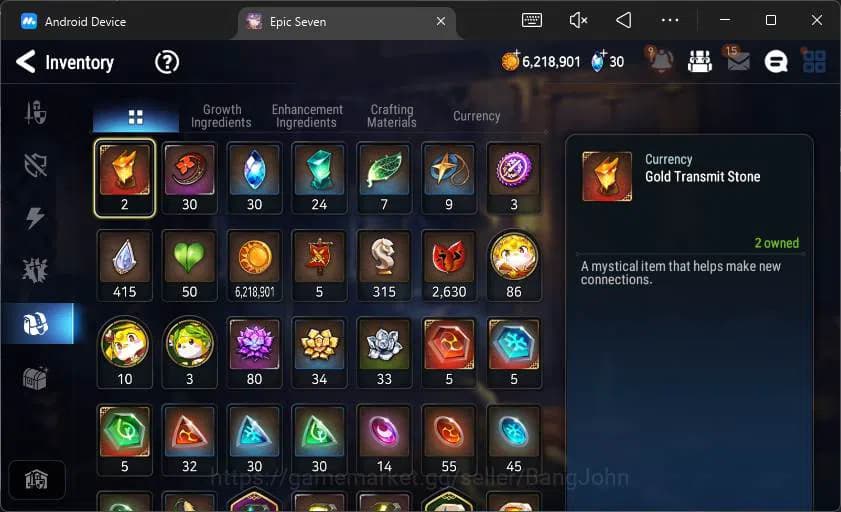 Epic Seven Accounts GLOBAL Unverif|Fresh Starter|Selector On|4 ML Salo image 3