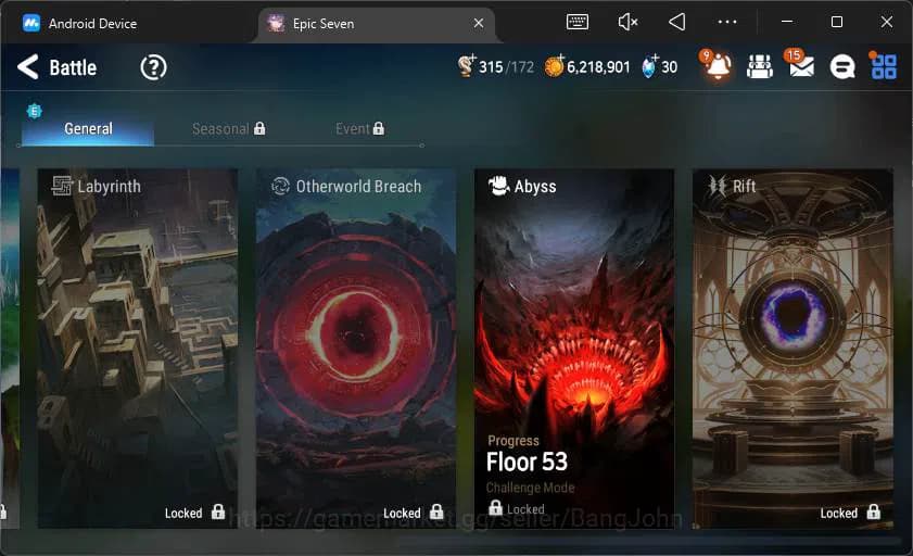 Epic Seven Accounts GLOBAL Unverif|Fresh Starter|Selector On|4 ML Salo image 8
