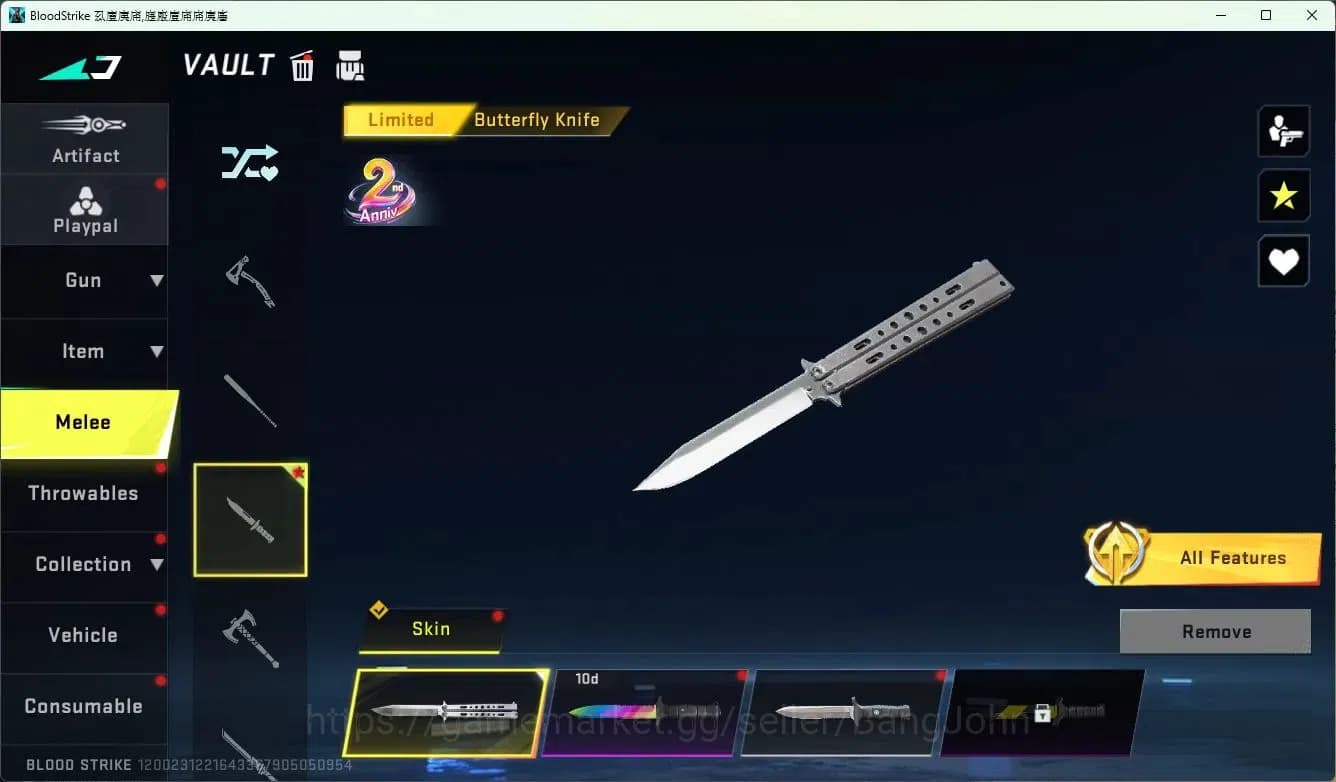 Blood Strike Accounts ASIA | 2 Collab Skins | Limited AR97-Ascendant | 6 image 15