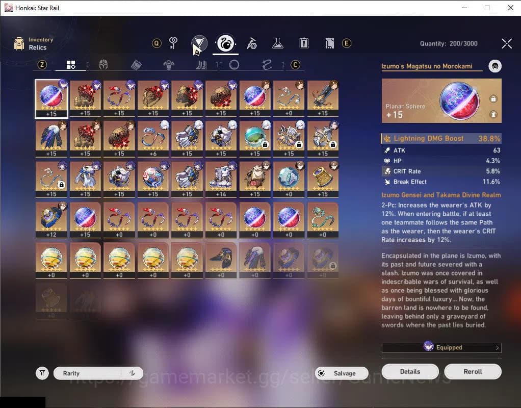 Honkai Star Rail Accounts ASIA|TL 62|7 Limited|Acheron+Sign,Topaz,Jingliu,Sp image 7