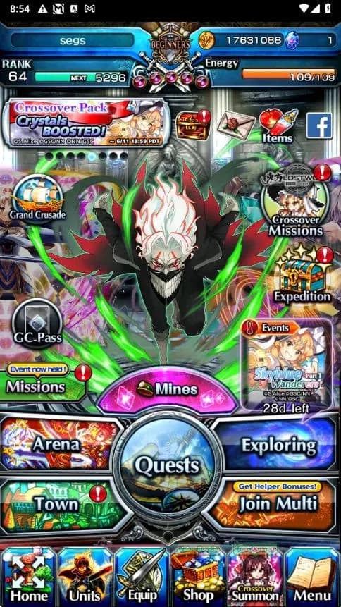 Grand Summoners Accounts Global|Rank 64|13 Ascend+3 TW|[Okarun,Emiya,2x Acc image 1