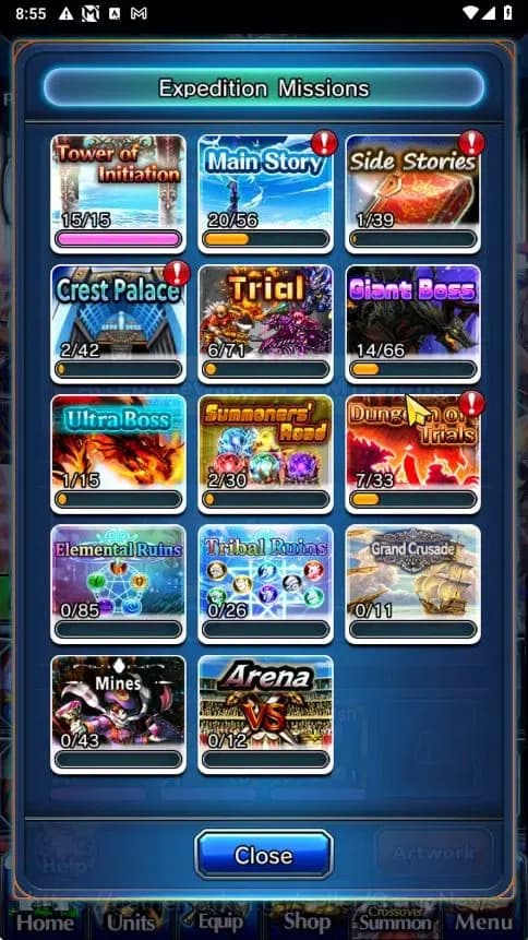 Grand Summoners Accounts Global|Rank 64|13 Ascend+3 TW|[Okarun,Emiya,2x Acc image 7
