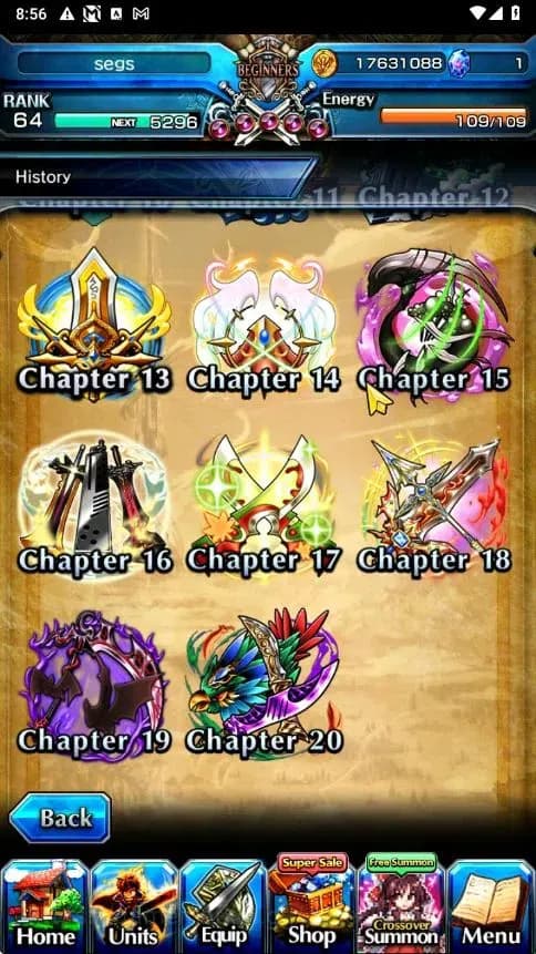 Grand Summoners Accounts Global|Rank 64|13 Ascend+3 TW|[Okarun,Emiya,2x Acc image 9