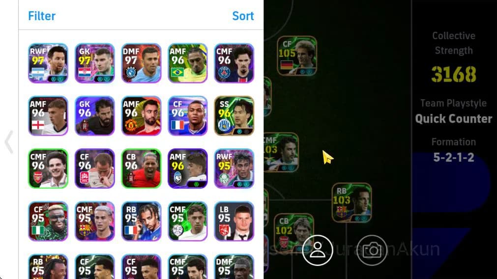 eFootball Accounts Mobile|PES 2026|Big Time (Nakamura),Rummenigge(Phe image 3