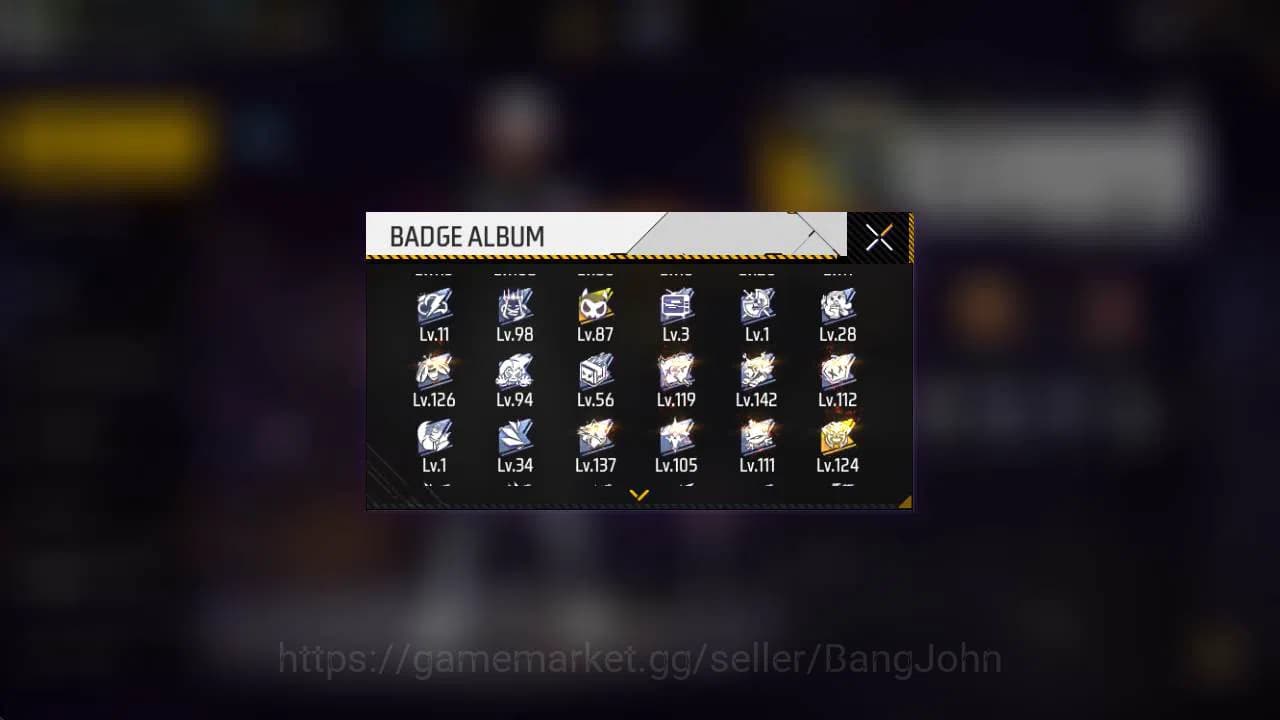 Free Fire Accounts Indonesia, Vault 188, EVO xm8 lv 4, bundle sasuke, image 2