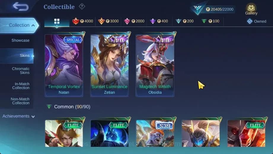 Mobile Legends: Bang Bang Accounts Hero 83|Skin 119|Max Emblem|KOF Karina,SABER[Freya image 10