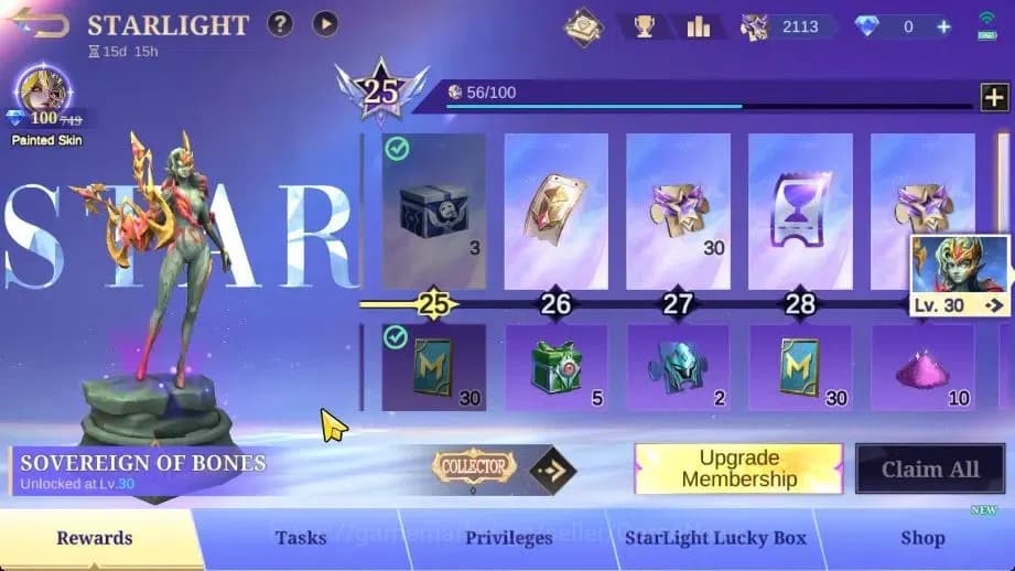 Mobile Legends: Bang Bang Accounts Hero 83|Skin 119|Max Emblem|KOF Karina,SABER[Freya image 18