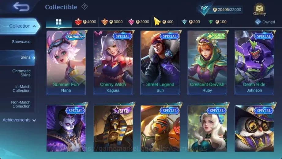 Mobile Legends: Bang Bang Accounts Hero 83|Skin 119|Max Emblem|KOF Karina,SABER[Freya image 8