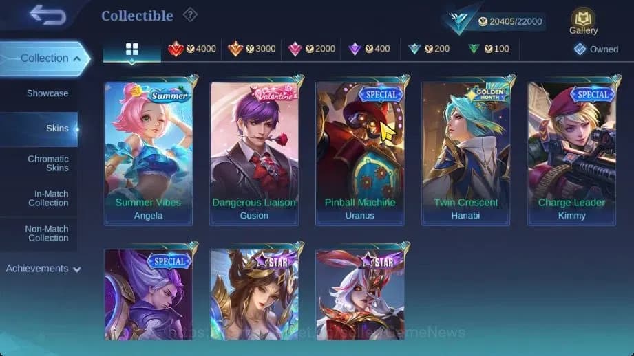 Mobile Legends: Bang Bang Accounts Hero 83|Skin 119|Max Emblem|KOF Karina,SABER[Freya image 9