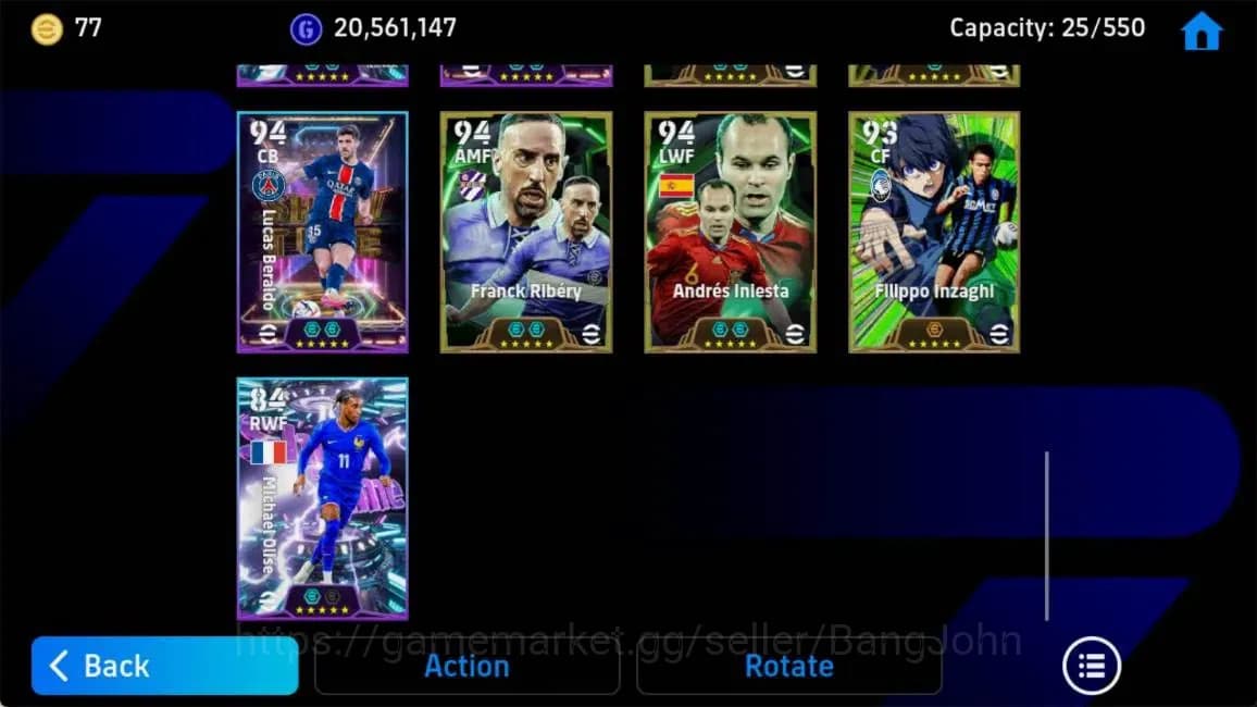 eFootball Accounts ANDROID|PW 3159|Epc Xabi Alonso|Epc Romario|Epc Ol image 12