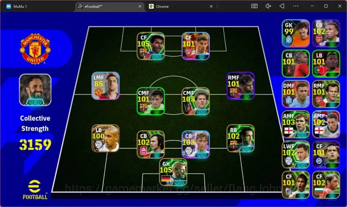 eFootball Accounts ANDROID|PW 3159|Epc Xabi Alonso|Epc Romario|Epc Ol image 2