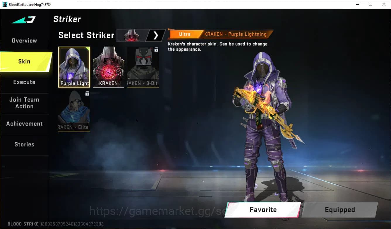 Blood Strike Accounts ASIA|COLLAB=AK47,M700,QBZ96|ULTRA=KRAKEN,ETMAN|MOR image 10