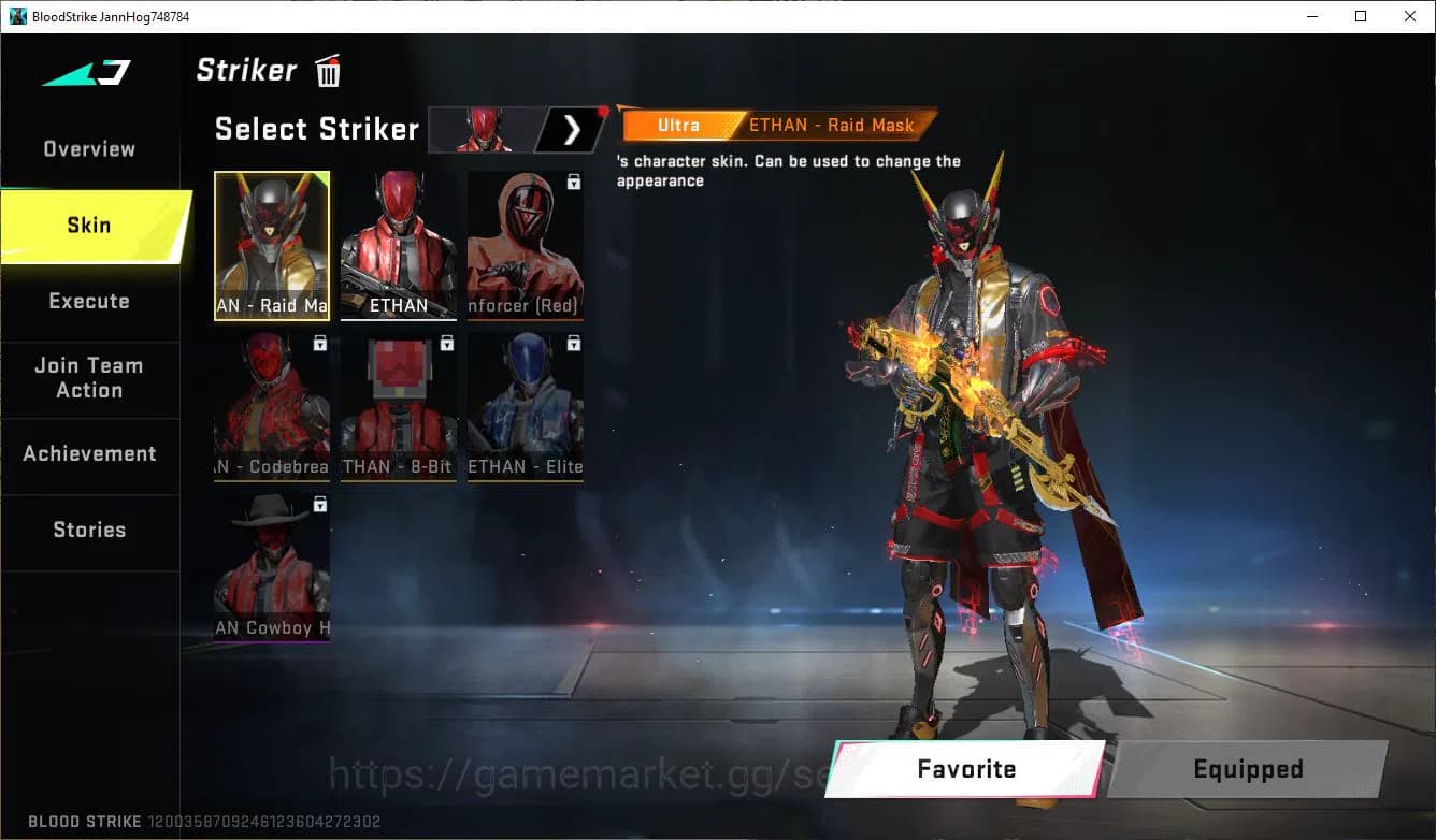 Blood Strike Accounts ASIA|COLLAB=AK47,M700,QBZ96|ULTRA=KRAKEN,ETMAN|MOR image 11